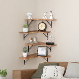 Levede Floating Shelf DIY Corner Hanging - Close-Up Angle