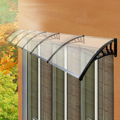 Mountview Window Door Awning Outdoor 1M X 6M Transparent 1x6M-2006733105112682503