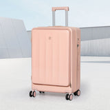 Slimbridge 20" Luggage Trolley Travel Hard Pink-2018816810790555655