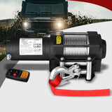 Electric Winch 4500LBS/2041KG 12V Wireless - Close-Up Angle