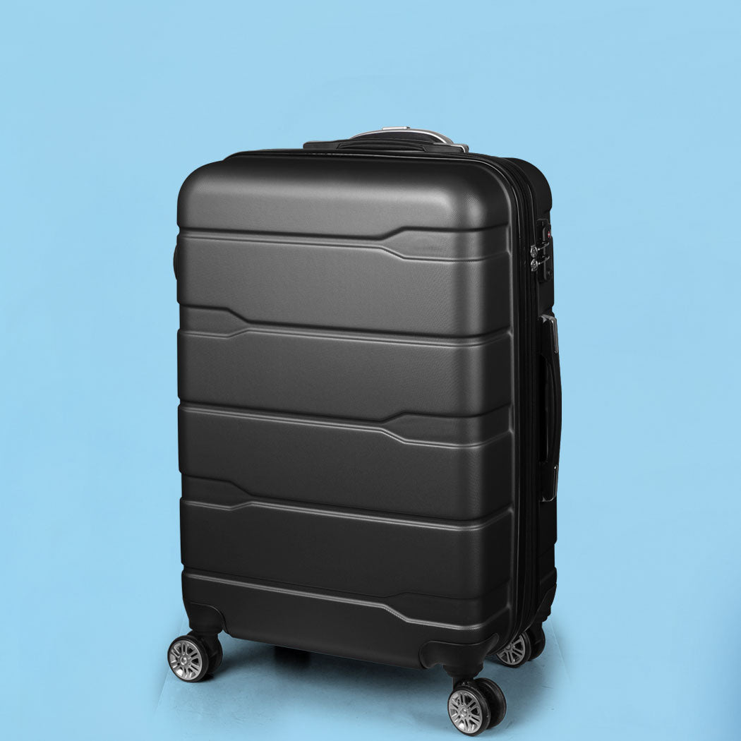 Slimbridge 28" Inch Expandable Luggage Black 28 inch-2018816679584337927