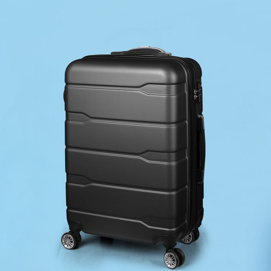 Slimbridge 28" Inch Expandable Luggage Black 28 inch-2018816679584337927