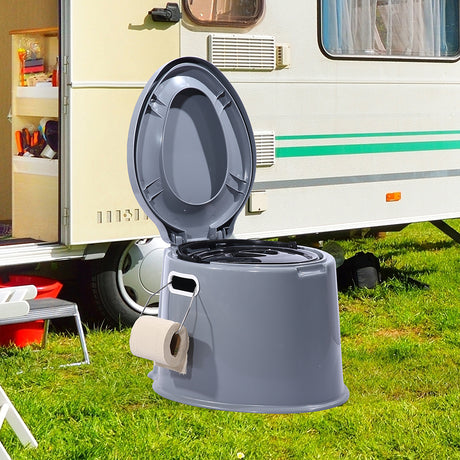 6L Camping Toilet Outdoor Portable Potty-2006733191339184135