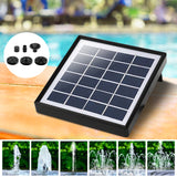 Lambu Solar Powered Water Fountain Pump - Close-Up Angle