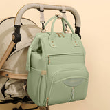 Mummy Backpack Nappy Diaper Bag Baby Travel Changing - Close-Up Angle
