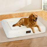 Pawz XXL Size Orthopedic Dog Bed with Corduroy Removable Cover Waterproof Washable Beige-2018816850690969607