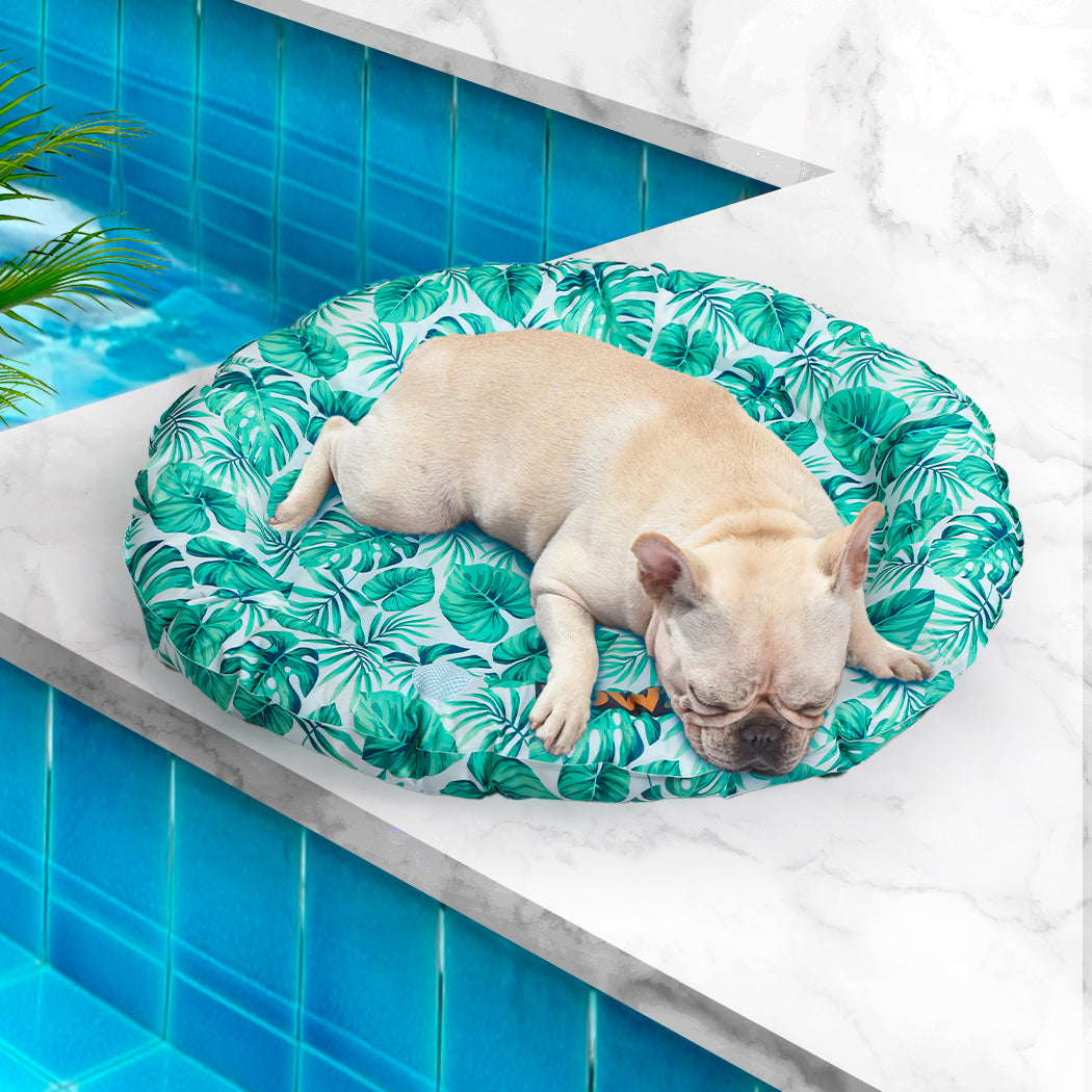 PaWz Pet Cool Gel Mat Cat Bed Dog Bolster L Large-2018816742519869447
