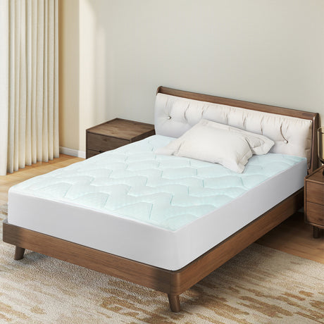 Dreamz Mattress Topper Pillowtop Cover Protector Single-2006733413800873991