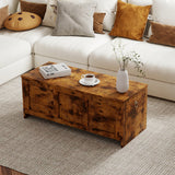 Levede Storage Bench Rustic Wooden Storage Cabinet-2011971107179073543