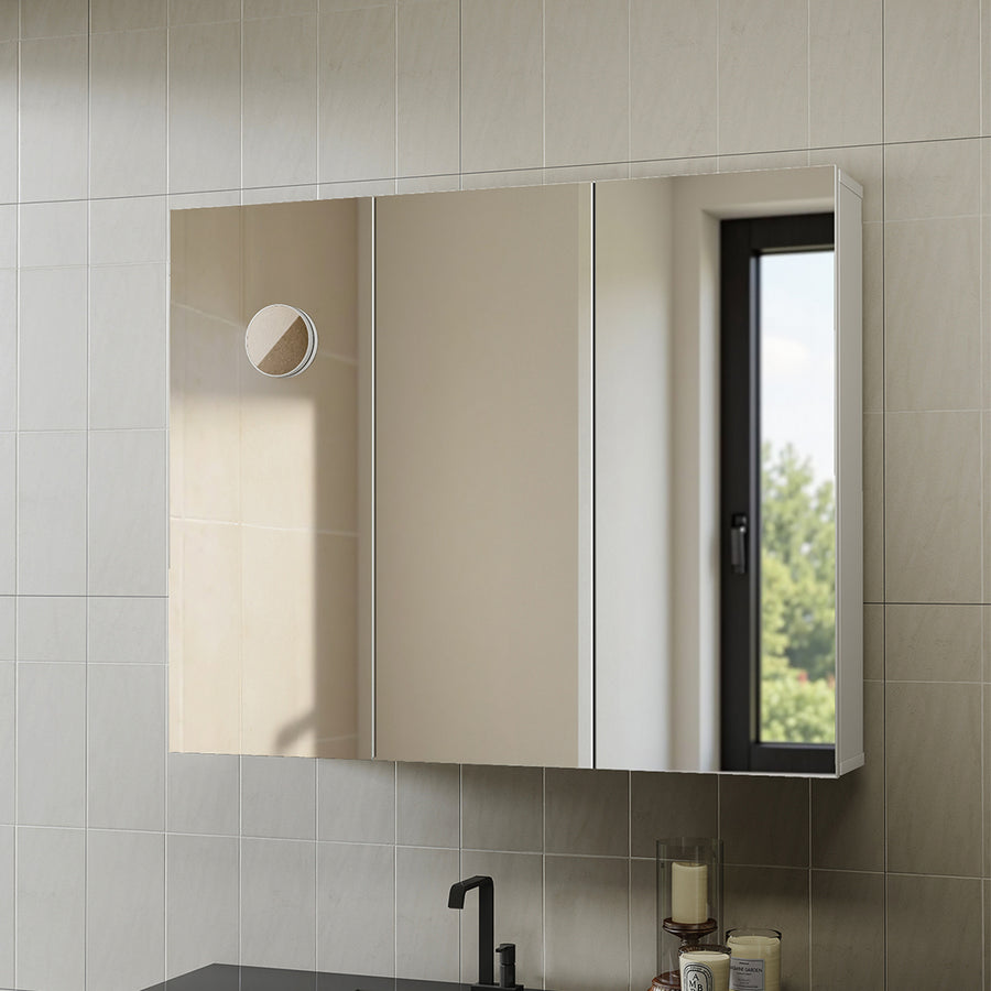 Levede Bathroom Mirror Cabinet 90CM-2018816842503688199