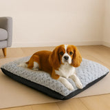Pawz Pet Bed Dog Soft Warm Plush Mattress - Close-Up Angle