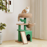 Pawz Cat Tree Tower Scratching Post Scratcher Play Bed - Close-Up Angle