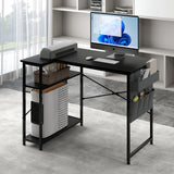 Levede L-shaped Gaming Computer Desk Corner Table Home - Close-Up Angle