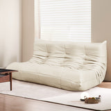 Levede 3 Seaters Floor Sofa Caterpillar Lounge - Close-Up Angle