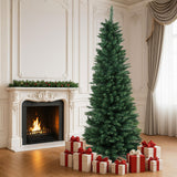 Santaco 2.1M 800Tips Pencil Christmas Tree - Close-Up Angle