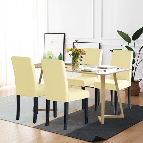 4x Stretch Elastic Chair Covers Dining-2018816662756790278