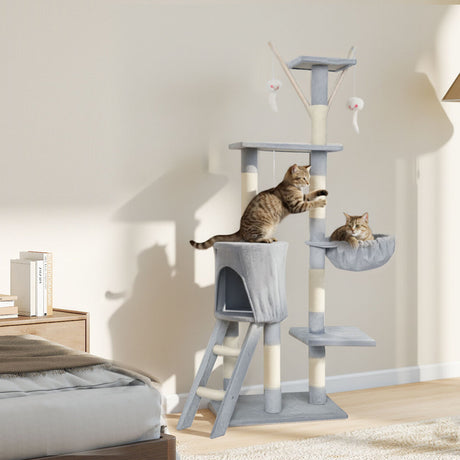 Pawz Cat Tree Scratching Post Scratcher 143cm Climbing-2018816723335122951