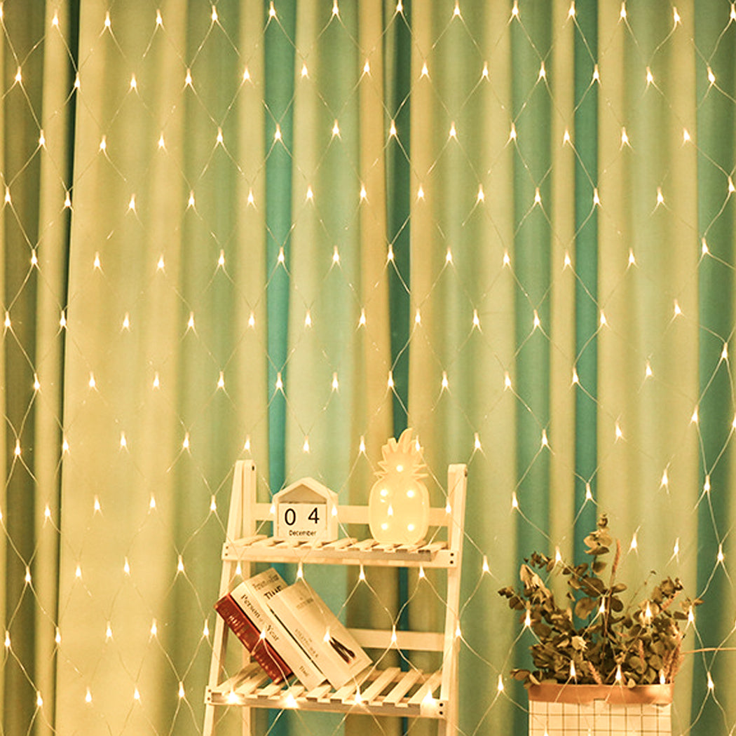 EMITTO 300LED Christmas Net Lights Mesh-1954803089135505415