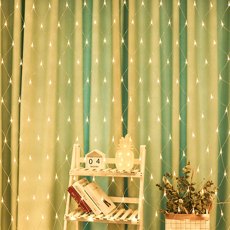 EMITTO 300LED Christmas Net Lights Mesh-1954803089135505415