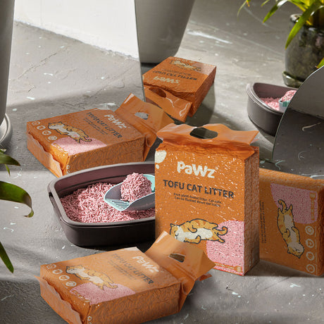 PaWz 2.5kg Tofu Cat Litter Clumping Watermelon x4-2018816787067572230