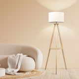 EMITTO Tripod Floor Lamp with Shelf - Close-Up Angle