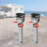 Manan 2X 410mm-545mm Drop Down Corner Silver - Close-Up Angle