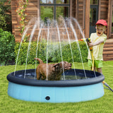 Pawz Folding Dog Swimming Pool - Close-Up Angle