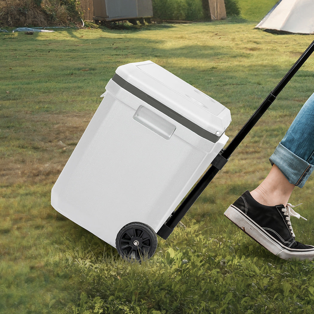 Mountview Cooler Ice Box 27L/43L Portable Chest Trolly For Camping BBQ Picnic-2018816869087186951