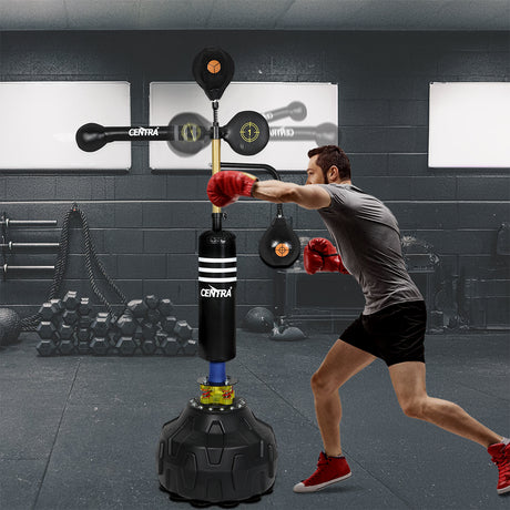 Centra Boxing Speed Ball Free Standing Punching Bag Reflect Reaction Training-1954802363365724167