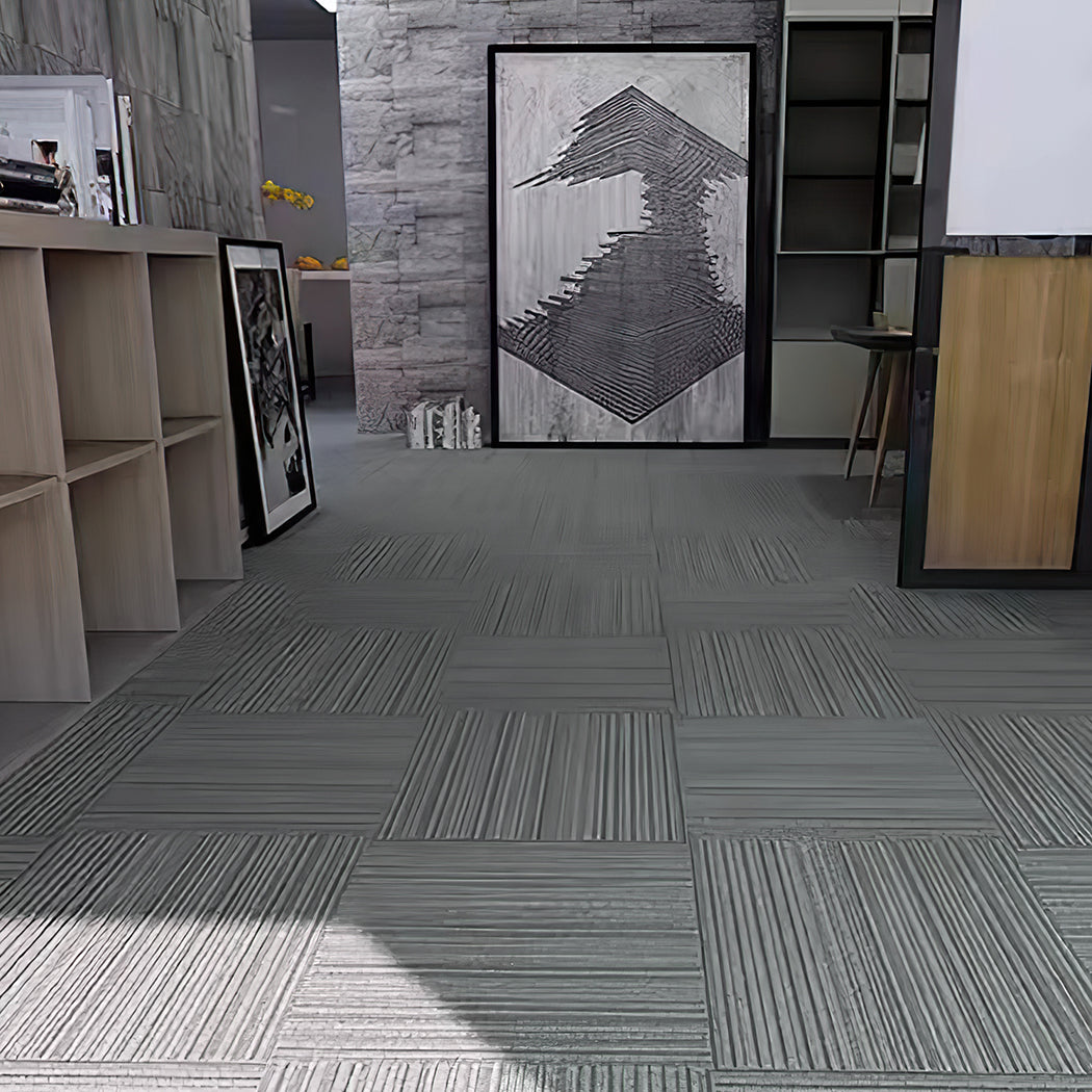 Marlow 20x Carpet Tiles 5m2 Box Heavy Blue-2006733159550554118