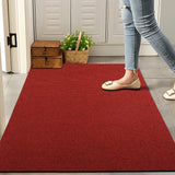 Marlow Extra Large Floor Rug Outdoor 90cm x 305cm Red - Close-Up Angle