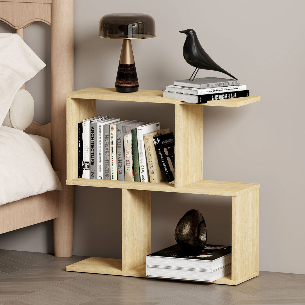 Levede Slim 2 Tier Narrow Side Table Bedside Nightstand-2006732787134107655