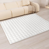 Marlow Floor Rug Carpet Fluffy Faux Rabbit Fur 80x120CM - Close-Up Angle