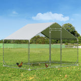 Pawz 200x300x194cm Large Metal Walk-in Chicken Coop Cage - Close-Up Angle