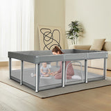 Bopeep Kids Playpen Foldable 120X180 - Close-Up Angle