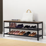 Levede 3-Tier Shoe Rack Bench 100cm-2018816853186580487