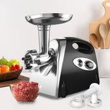 800W Electric Meat Grinder Mincer Sausage Black - Rear View