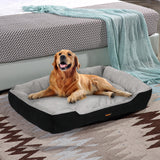 PaWz Pet Bed Dog Beds Bedding Mattress XL Black X-Large - Close-Up Angle
