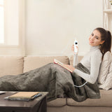 DreamZ Electric Throw Blanket Heated Timer Bedding Washable Warm Winter Plush BR-2006732806385963015