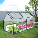 Levede Greenhouse Flower Garden Shed - Close-Up Angle