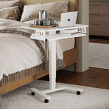 Levede Mobile Standing Desk Adjustable Height Table - Close-Up Angle