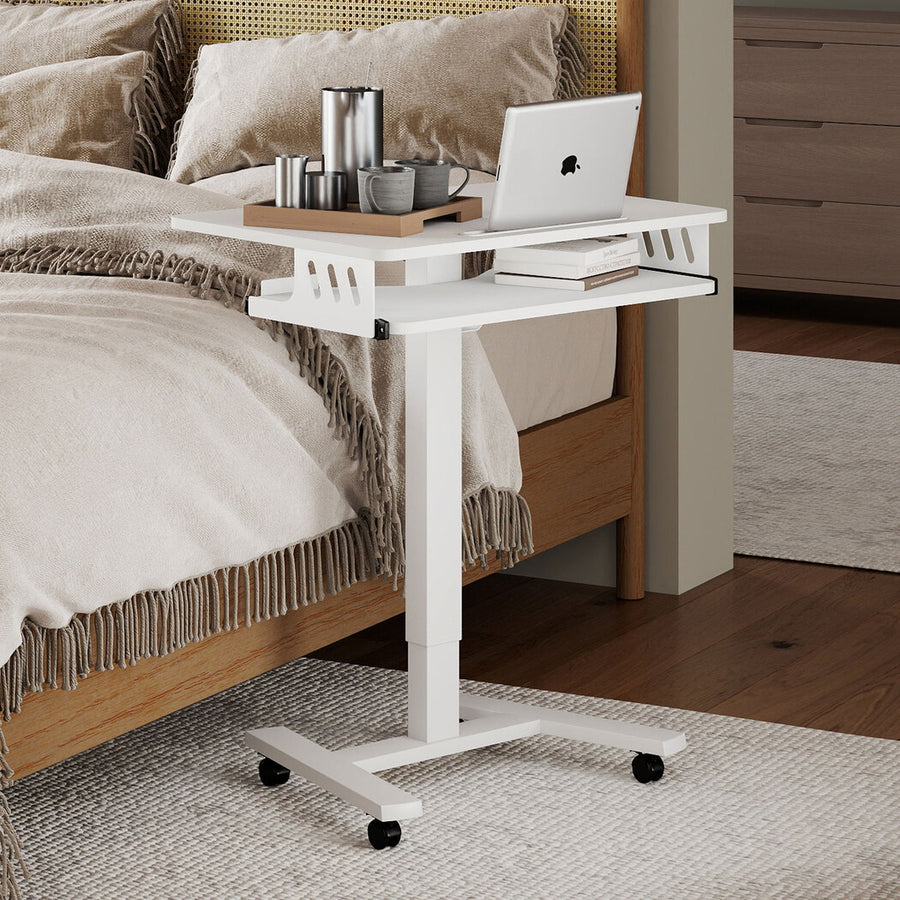 Levede Mobile Standing Desk Adjustable Height Table-2011971109892788231