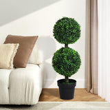 Lambu Artificial Double Ball Boxwood Trees-2018816712157302791