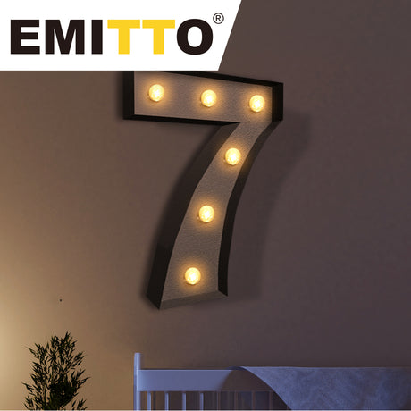 LED Metal Number Lights Free Standing-2006733427558191111