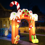 Santaco Christmas Inflatable Lighted - Close-Up Angle
