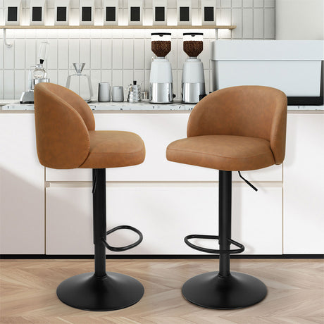 Levede Rolling  Bar Stool-1954802408009895943