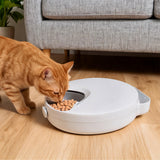 Pawz 4 Meals Automatic Timer Pet Smart Chilled Feeder - Close-Up Angle