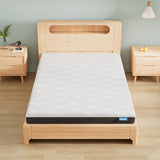 Dreamz Single Mattress Gel Memory Foam Cooling Breathable 15cm Medium Firm - Close-Up Angle