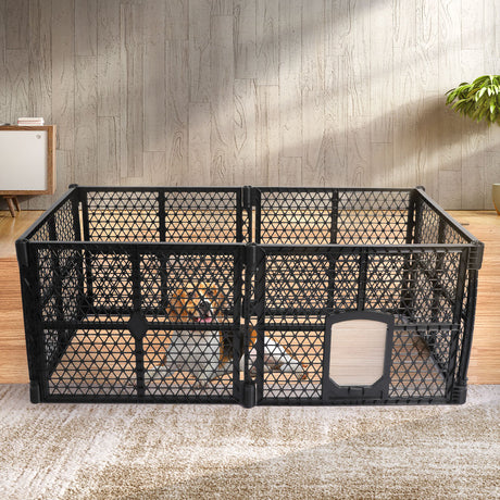 PaWz Pet Playpen Folding Dog Plastic M Medium-2006732971914170375