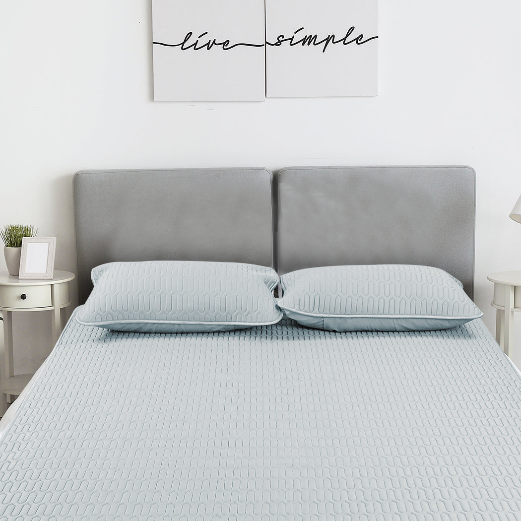 DreamZ Latex Cooling Bed Sheet Set Fitted 3PCS Queen-2006733219512324103